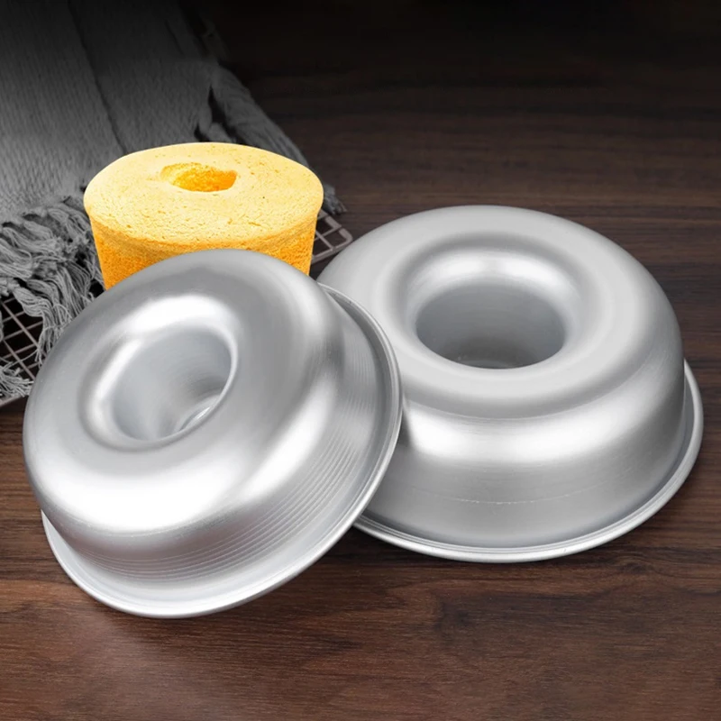 Cake Baking Tools Hollow Cake Mold Aluminum Ring Cake Tin For Baking Small Beer Jumbo Donuts Non Stick Mold Pan 1Pcs