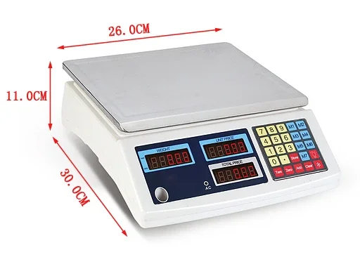 3-30KG Hot Sale Digital Pricing Scale Weighing scale with High Precision Sensor Patented Product HY-666