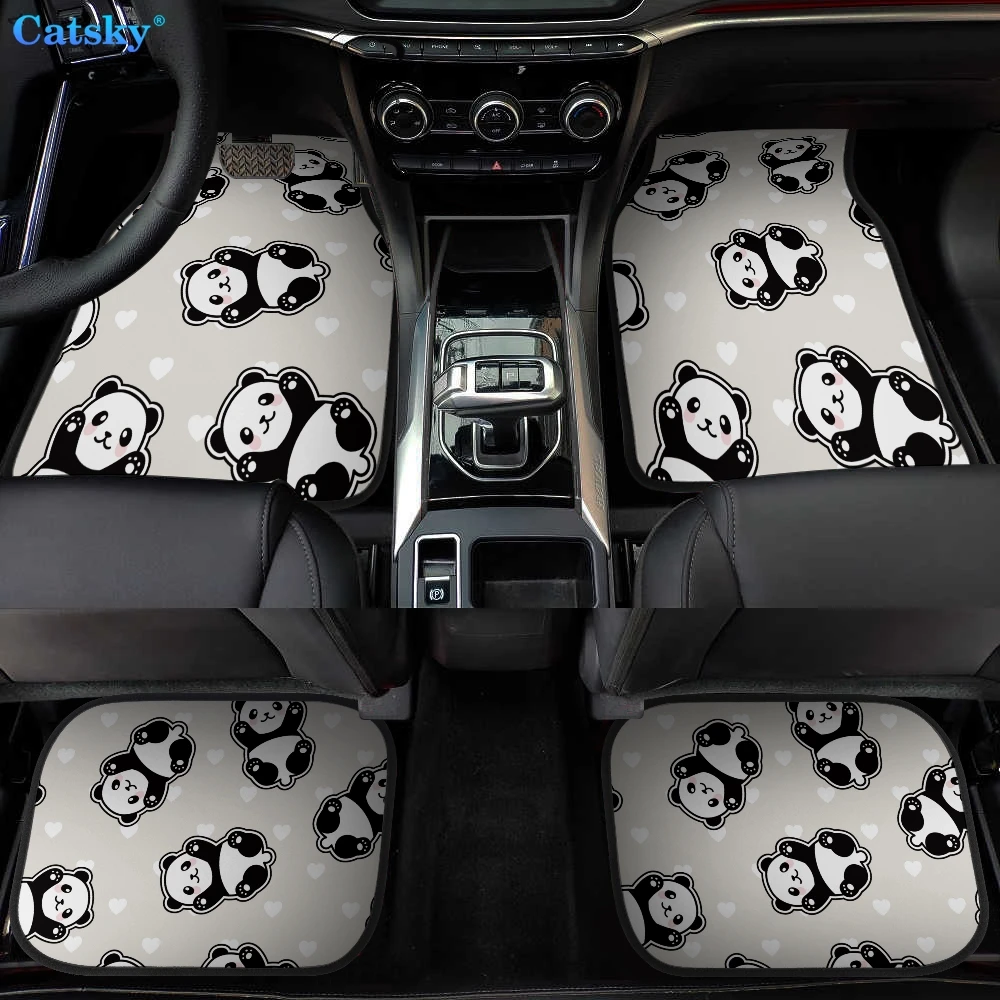 

Panda, animal panda Car Floor Mats Hippie Car Mat Car Accessories Gift Stoner Gift Retro Car Accessories Interior Car Decor