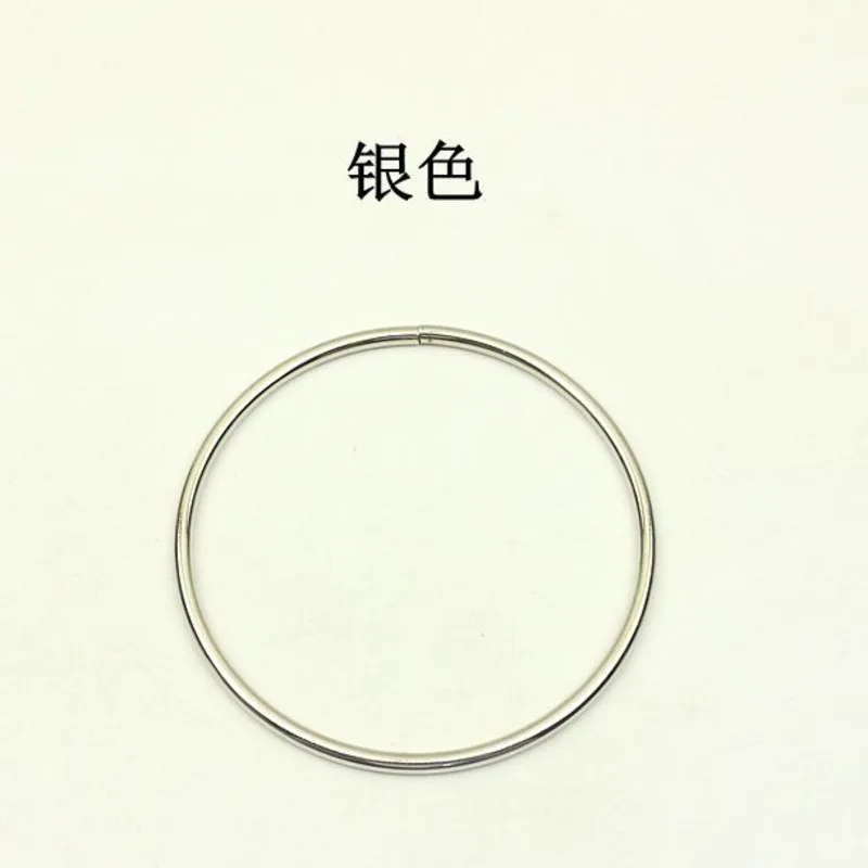 10pcs Metal Solid O-ring Bag Handle Metal Strap Replacement Handbag Luggage DIY Fashion Hardware Accessories Diameter 10cm