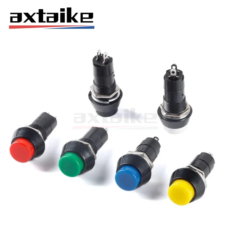 10 шт., кнопочные блокировочные переключатели 12 мм