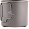 TOAKS Titanium 375ml Cup, Ultralight Outdoor Camping Mug Foldable Handle Tablewaret without Lid CUP-375 6