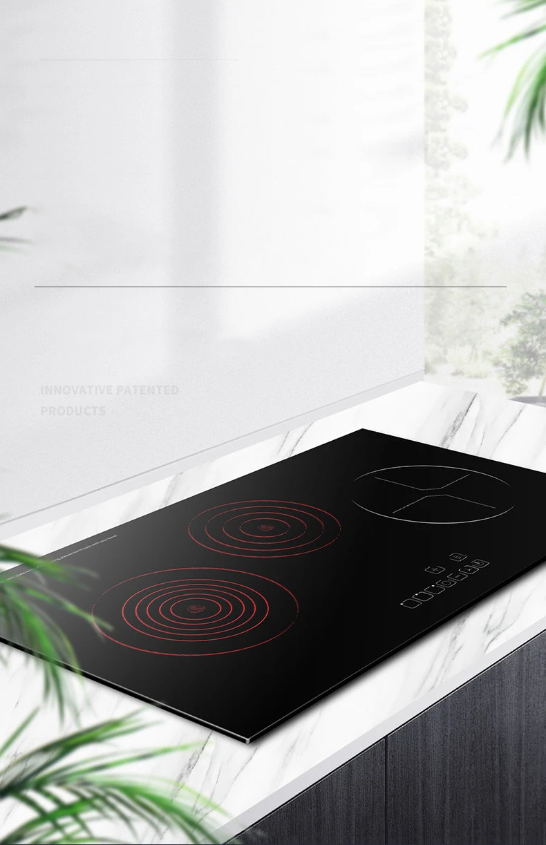 Description Picture 2 of itemInduction Cooker Electromagnetic High-fire Cooktop Temperature Hob Power Magnetic Hot Plate Multi-head Electric Ceramic Furnace