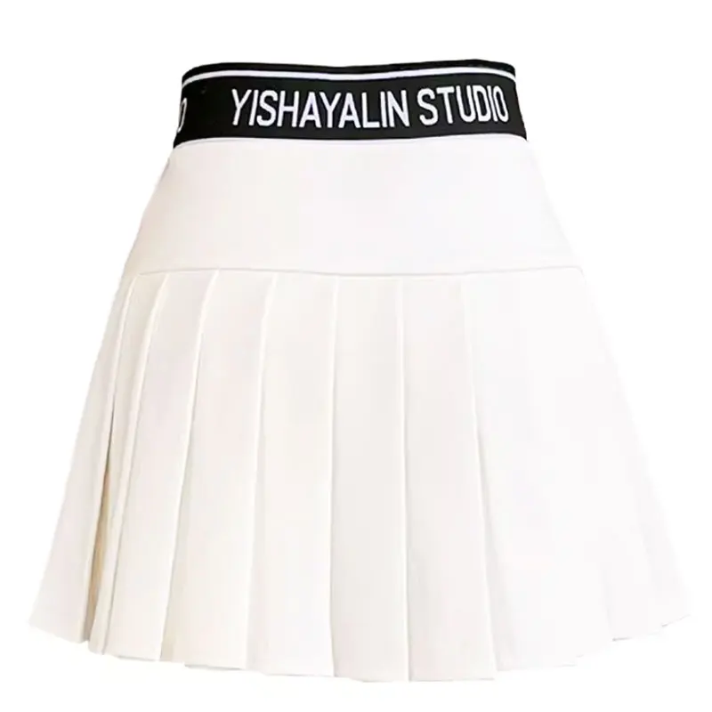 Summer Women Golf Clothing Fashion Sports Golf Skirt Outdoor High Quality Elegant Pleated Short Lady Skirt Pants Apparel