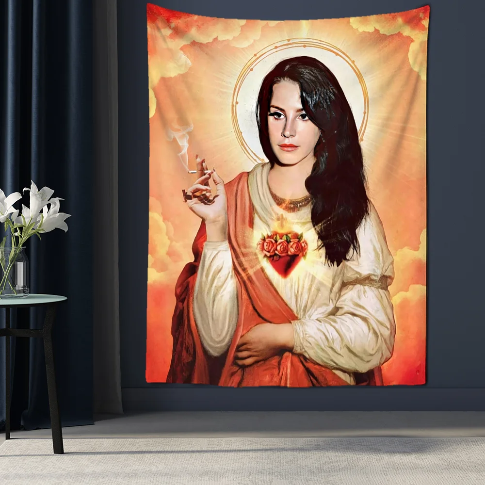 Tapestry Decor Snoop Dogg Tapestry Rapper Jesus Tapestry Wall Hanging Mystical Psychedelic Boho Aesthetic Room Hippie Bedroom Background Decor