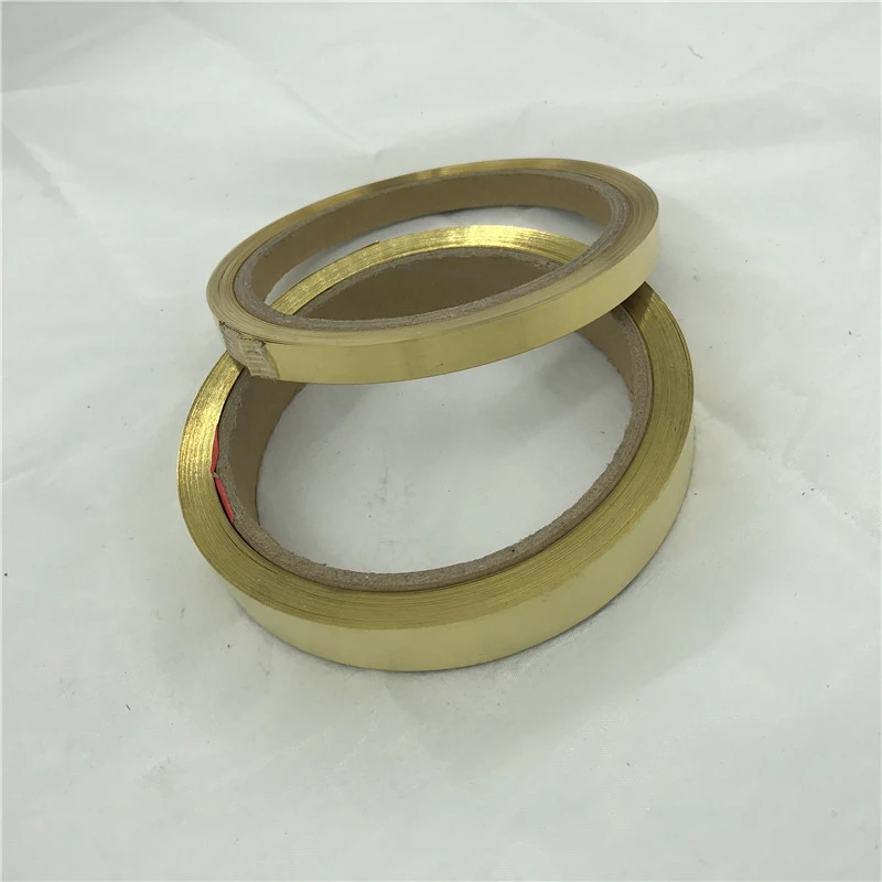 Premium Half Hard Solid Brass Flat Wire Strip - Ideal for Jewelry Making and DIY Accessories, 1 Piece (0.2mm, 0.25mm, 0.3mm)