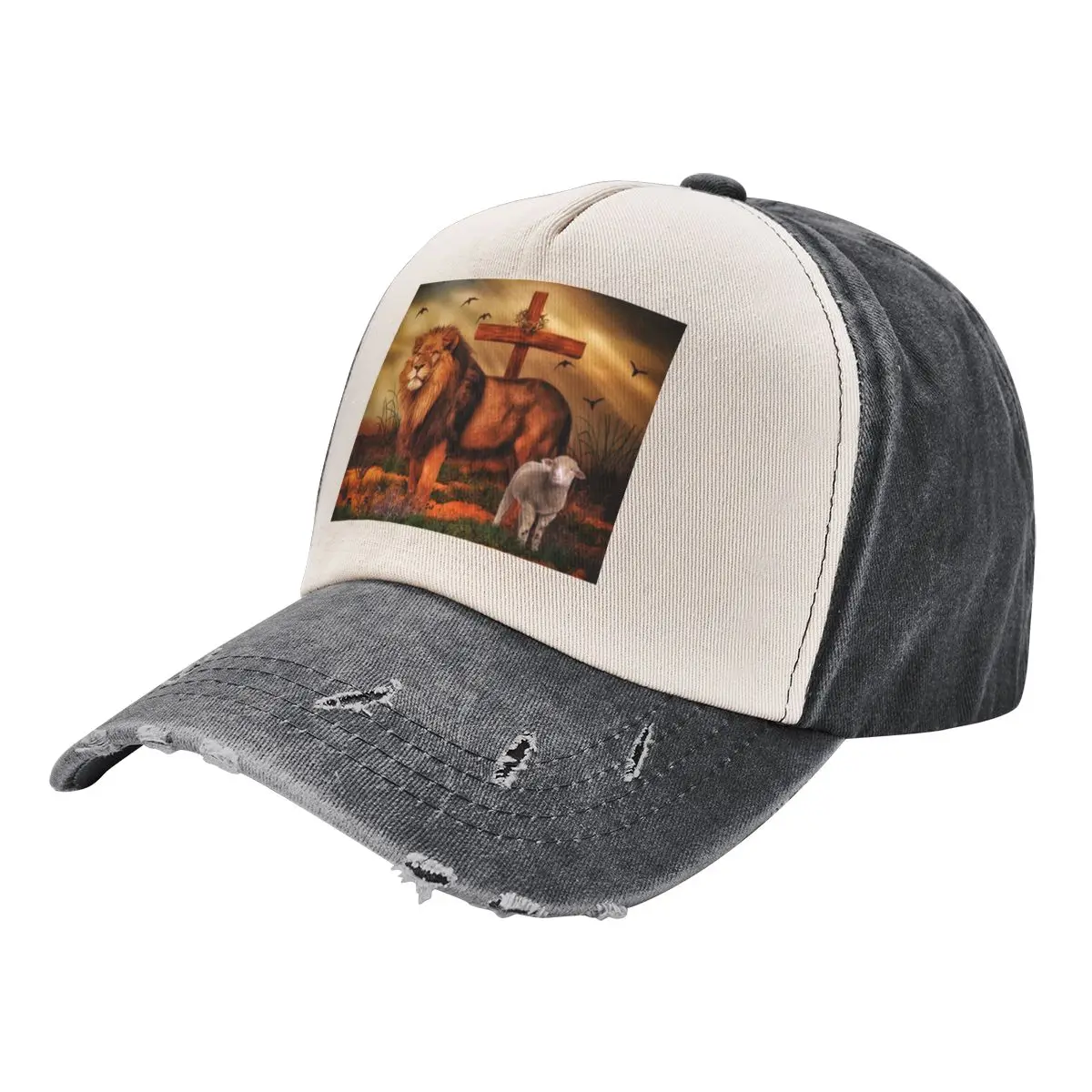 The Lion And The Lamb Cowboy Hat |-F-| Icon Gentleman Hat boonie hats Women's Cap Men's