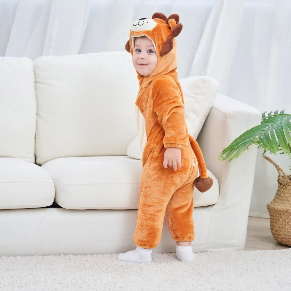 Cute Monkey Lion Dinosaur Cosplay Costumes Boys Girls Toddler