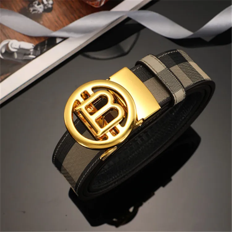 2022 High Quality Luxury Brand Designer Belts Automatic Buckle Men Belts Genuine Leather Belt for