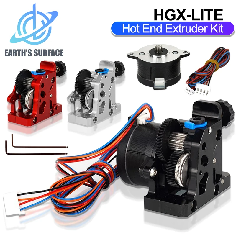 High-Performance Dual Gear Extruder with Hard Steel Reduction Gear & High-Speed Motor