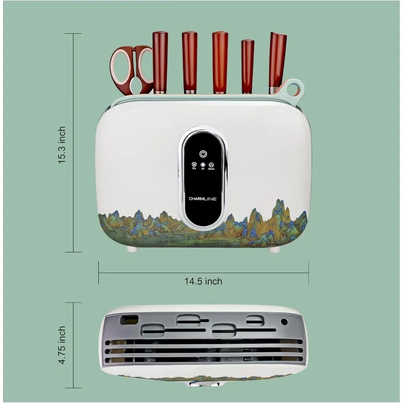 Smart Cutting Board Set with Knife Holder – Hygienic Kitchen Gadget