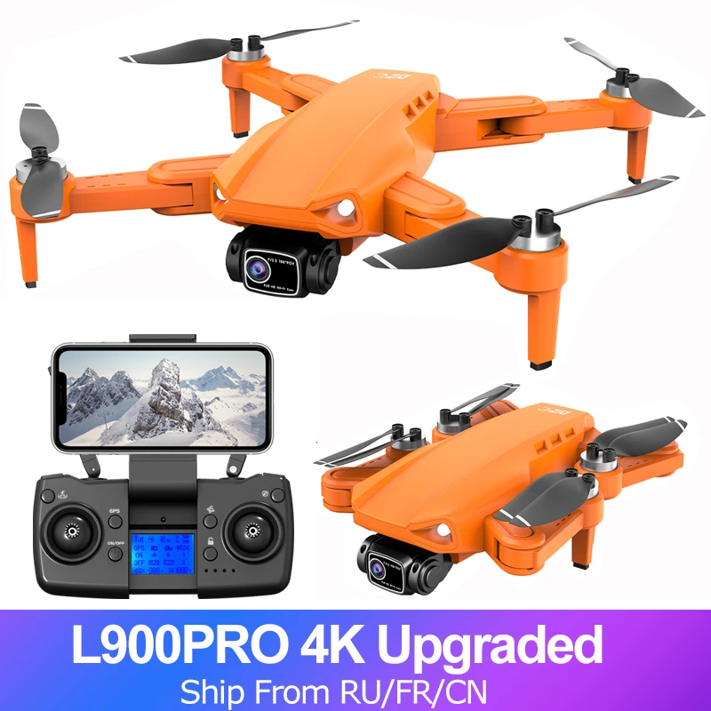 deerc drone L900 PRO Upgraded GPS Drone 4K Camera FPV Quadcopter Brushless 5G 1.2KM Flight RC Helicopter HD Camera Drone 220g sony drone