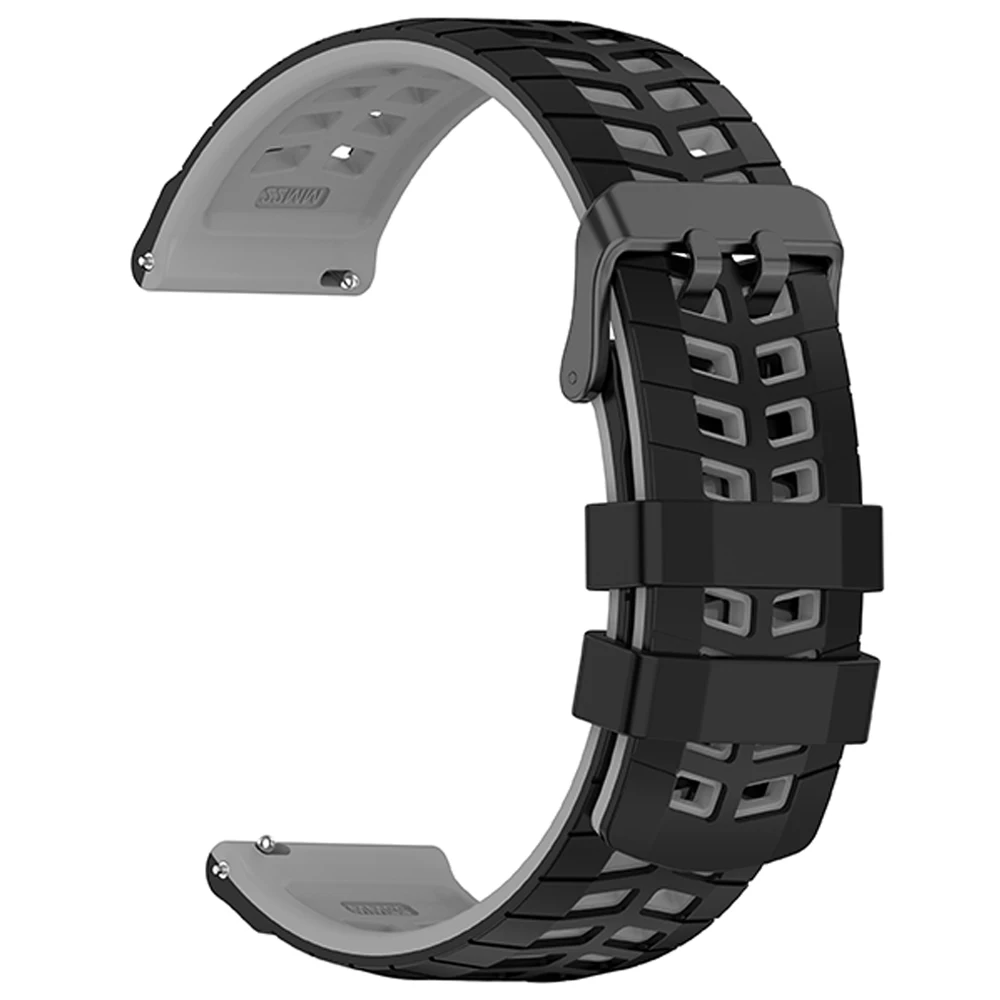 Durable 22mm Silicone Watch Strap - Multiple Smartwatch Compatibility