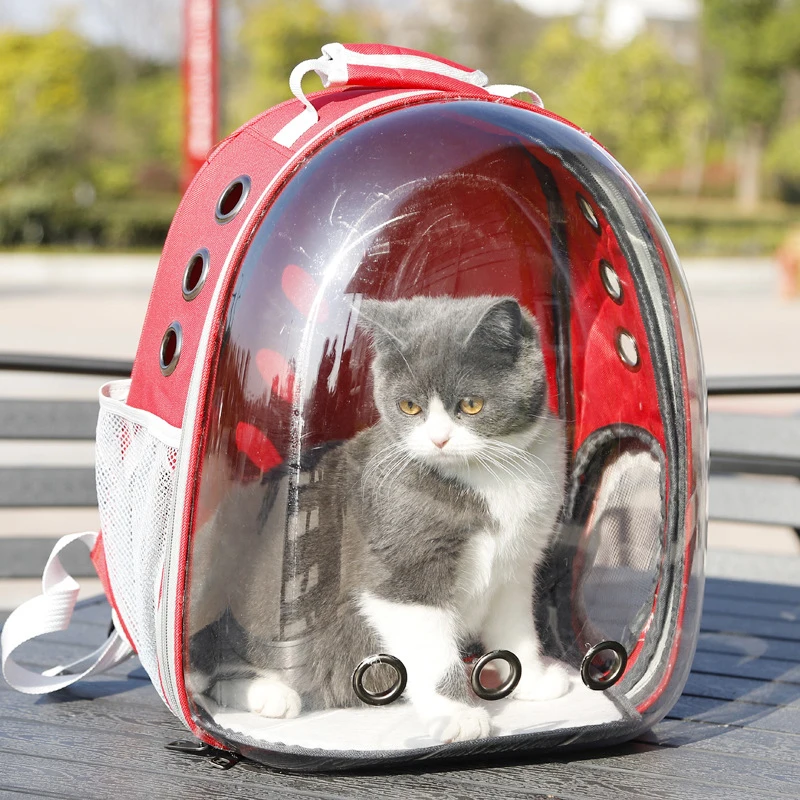 Pet Carrier Bag Space Pet Backpacks Breathable Portable Transparent Puppy Dog Transport Carrier Space Capsule Bags