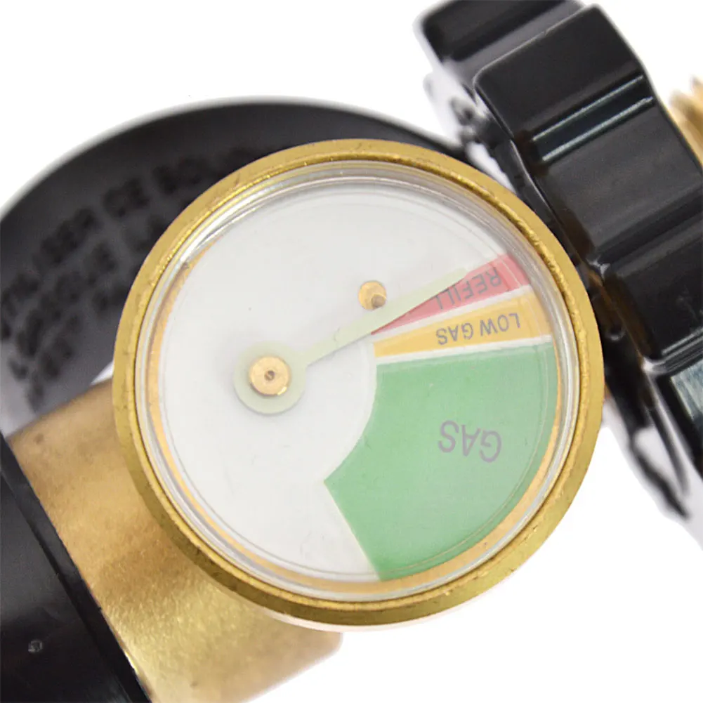 Propane Tank Gas Gauge Leak Detector Converts POL LP Tank Service Valve To QCC1/Type 1 for Propane Cylinder BBQ Gas Grill Heater