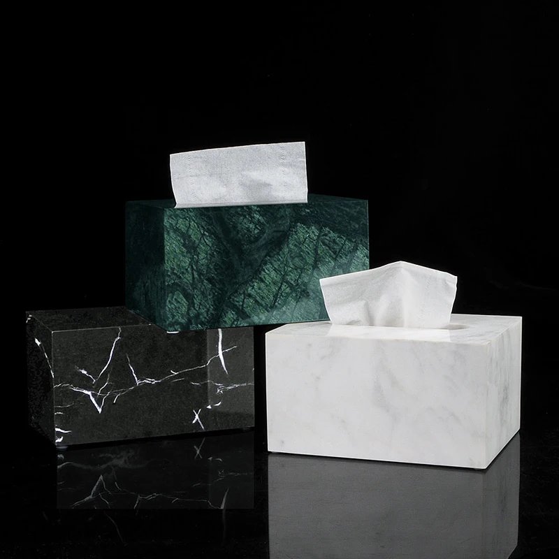 Modern Mosaic Ceramic Tissue Boxes European Simple Creativity