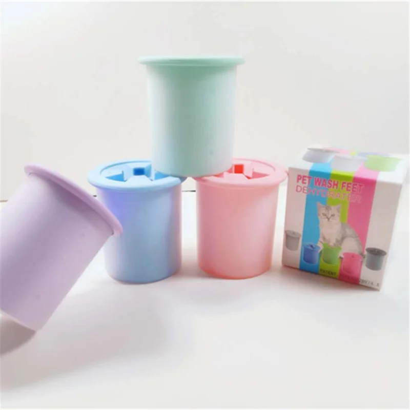 Description Picture 2 of itemPortable Dog Cat Dirty Paw Cleaner Cup Puppy Kitten Feet Washer Soft Silicone Pet Foot Wash Cup Foot Cleaning Bucket