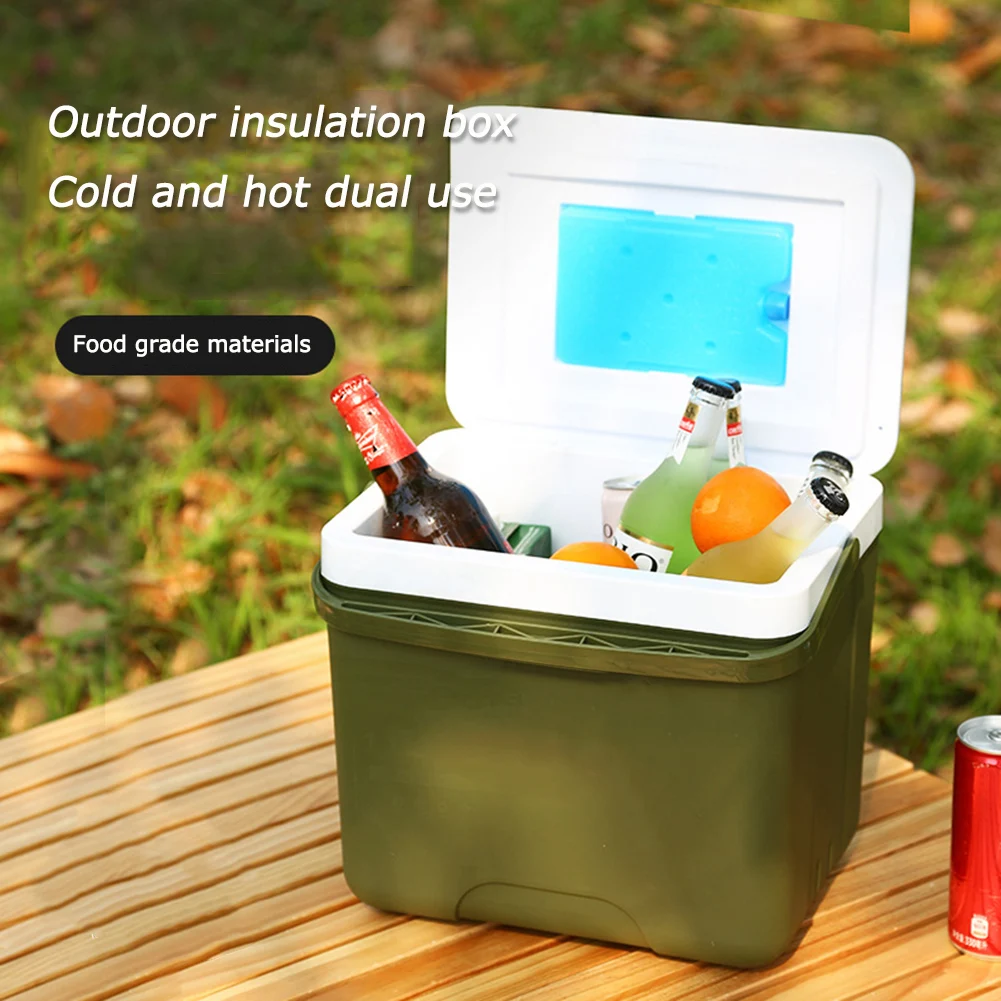 

13L Camping Cooler Box Portable Outdoor Mini Cooler Fridge Keeping Fresh Tank Car Cold Icebox Beer Juice Drink Cooling Bucket