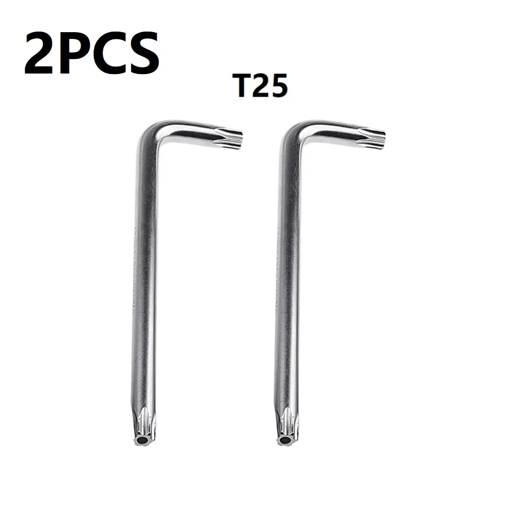 2 stücke Torx Hex Schlüssel Schraubendreher Schlüssel T30 T20 T25 T15 Legierung Stahl Doppel-Ende 2-weg Mini Torx schraubendreher Schraubenschlüssel Werkzeug – Detail 8