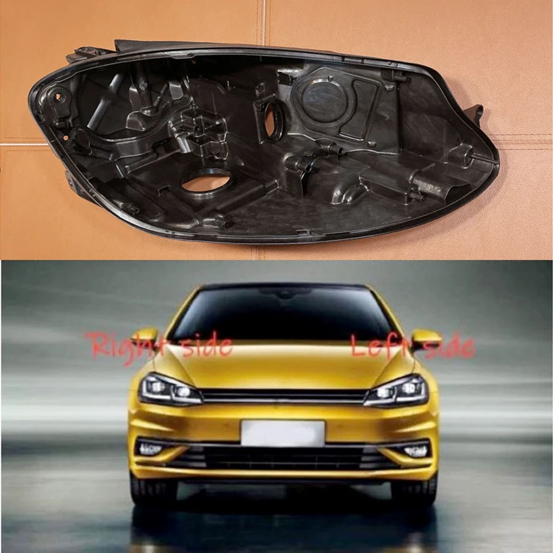 

Headlight Base for Volkswagen VW Golf 7.5 2018 2019 2020 LED Headlamp House Car Rear Base Front Auto Headlight Back House
