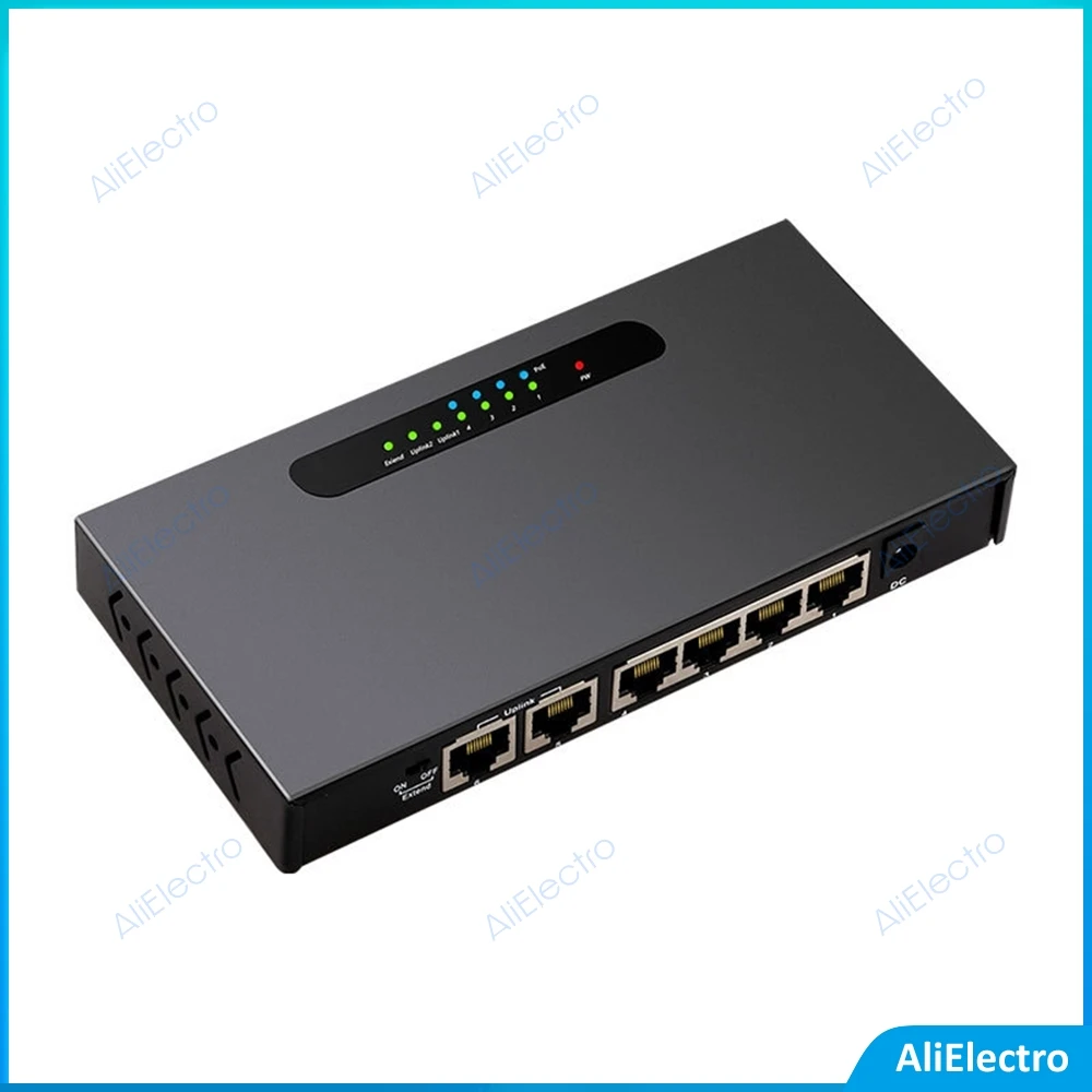 

Сетевой коммутатор POE, 65 Вт, 4 порта, 10/100 PoE + 2 порта Uplink