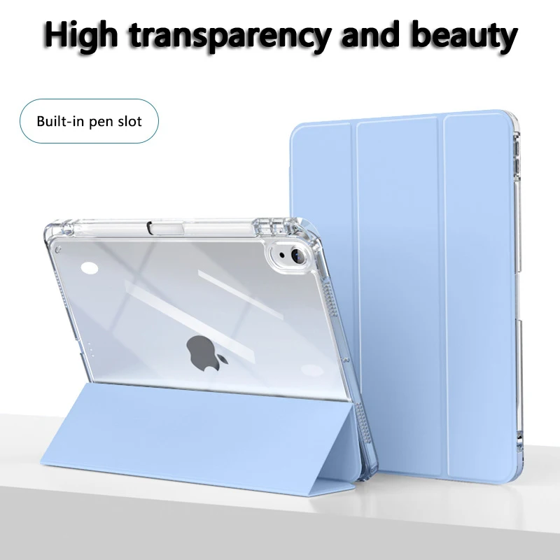 

New tablet soft shell For iPad 2022 10th Gen case 2021 2022 M1 M2 Pro11 12.9 case iPad 10.2 9th 8th 7th Generation Air 5 4 Cover