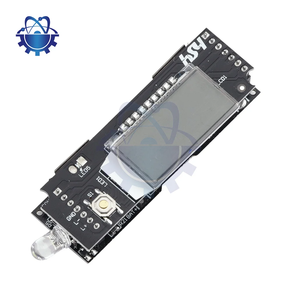 18650 Lithium Battery Mobile Power Charger Protection Module Dual USB 5V 1A 2.1A Buck Module With Protection Digital LCD Display stepper motor driver tmc2208 v1 2 stepstick motor driver module carrier with heatsink for 3d printer parts stability protection