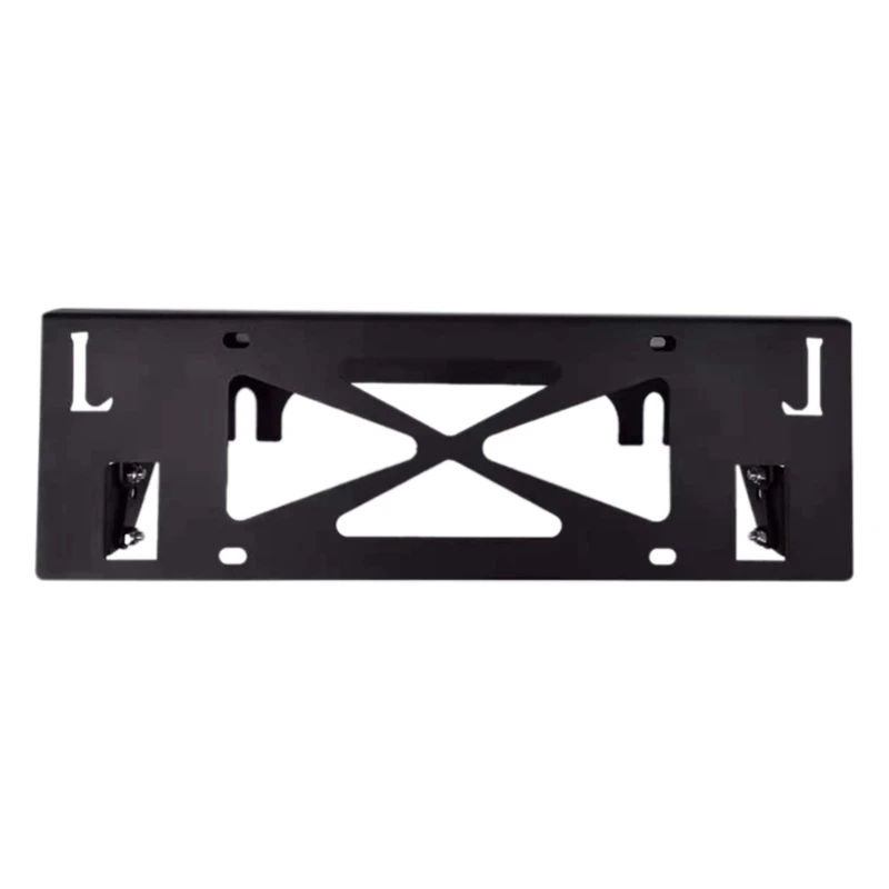 

For Jeep Wrangler Jk Jl Front License Plate Rack Move Up And Down With Loke License Plate Base Replacement Parts Accessories