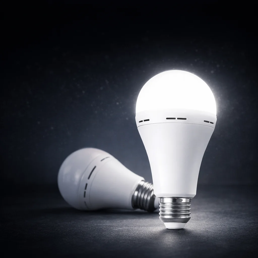 7W 9W 12W 15W LED Emergency Light Bulb Rechargeable Energy Saving Lamp for Home Power Outage Backup Portable Handheld Light