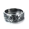 Anime Jujutsu Kaisen Rings Ryomen Sukuna Cosplay Black Dead Eye Unisex Ring Prop Jewelry Gift Accessories 3