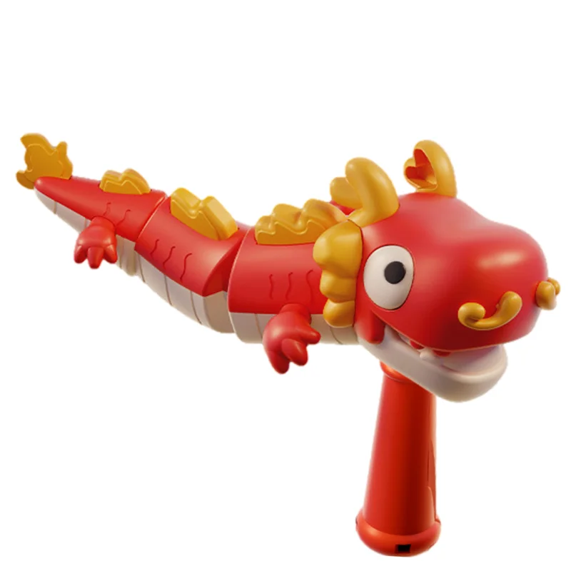 

Kids Dragon Toys Swinging Joints Movable Toy With Light Battery Powered Toy For Family Party Cute Dragon Toy For Chinese New