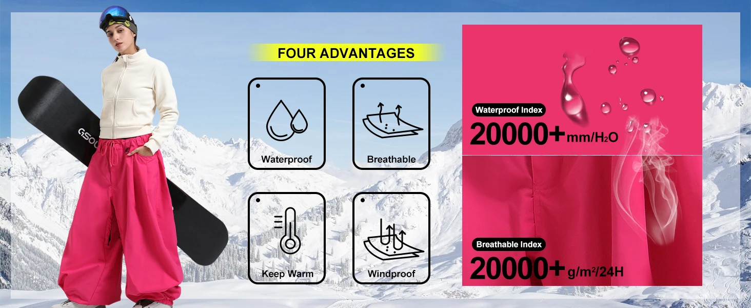 women men ski pants