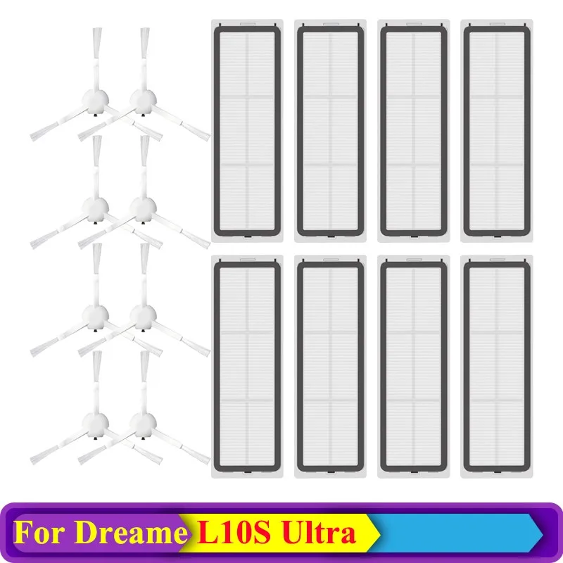 

Side Brush Hepa Filter For Dreame L10S Ultra Spin Edge Robot Vacuum Cleaner Replacement Accessory Attachment Kit Spare Part