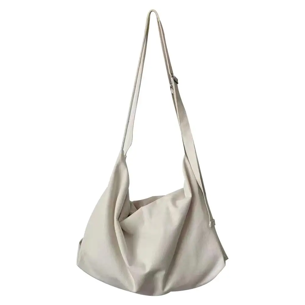 Canvas Casual Messenger Bag Hobo Crossbody Shoulder Tote Fashion Simple Capacity Women Shopper Large Bag Bag School Canvas G7U7