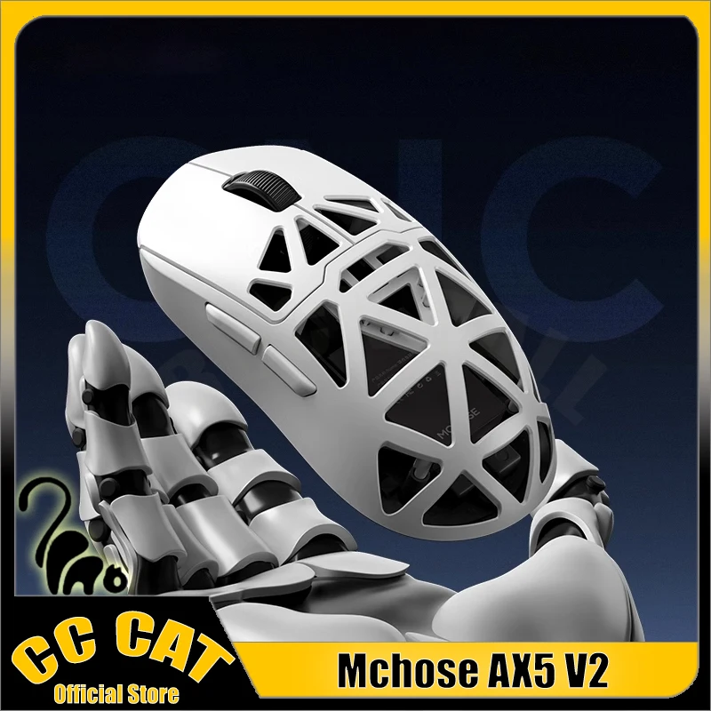 MCHOSE AX5 V2 マウス 3 モードワイヤレスマウスマグネシウム合金