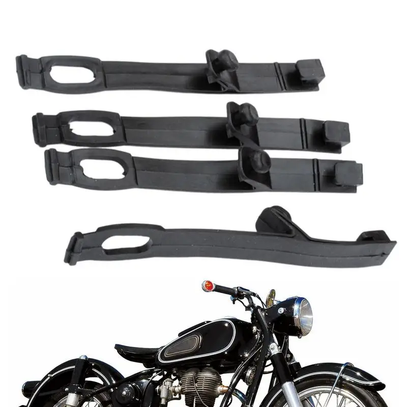 

Motorcycle Headlight Straps 4pcs Headlight Mounting Rubber Strap Fixed Brackets Upside-down Strip Replacment Motorcycle Accessoy