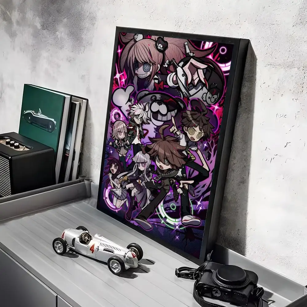 D-DanganRonpa Anime-Poster, Aufkleber, Wandgemälde, selbstklebende Dekoration für Schlafzimmer, Wohnzimmer, Zuhause, HD-Wandaufkleber, Geschenk – Detail 13