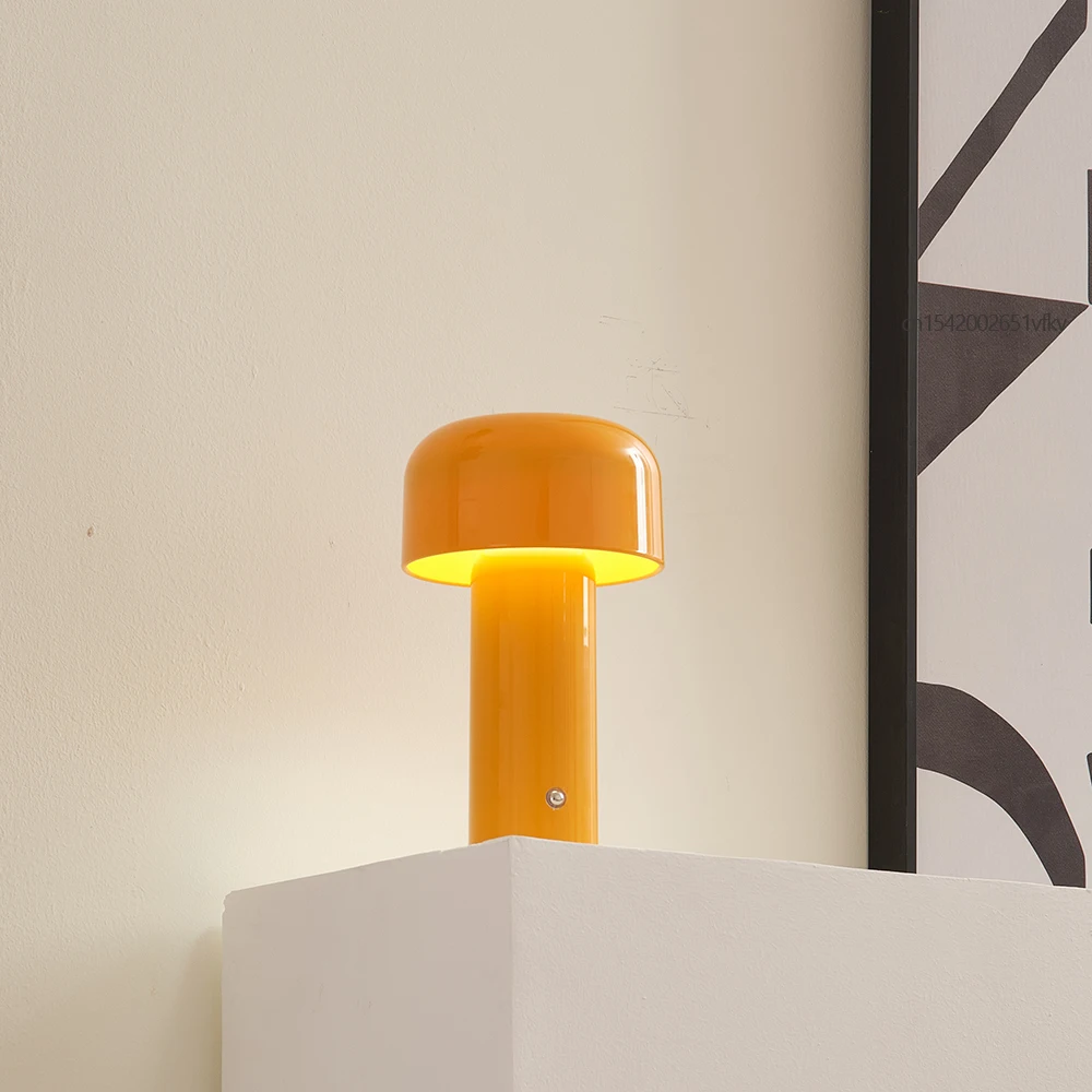 Table Lamp Rechargeable table lamp Italian design mushroom lamp Portable bedroom study bedside decorative