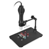 NEWACALOX Strong Magnetic Base PCB Holder Third Hand Tool Welding Repair Tool Soldering Stand Heat Gun Bracket Helping Hands 4