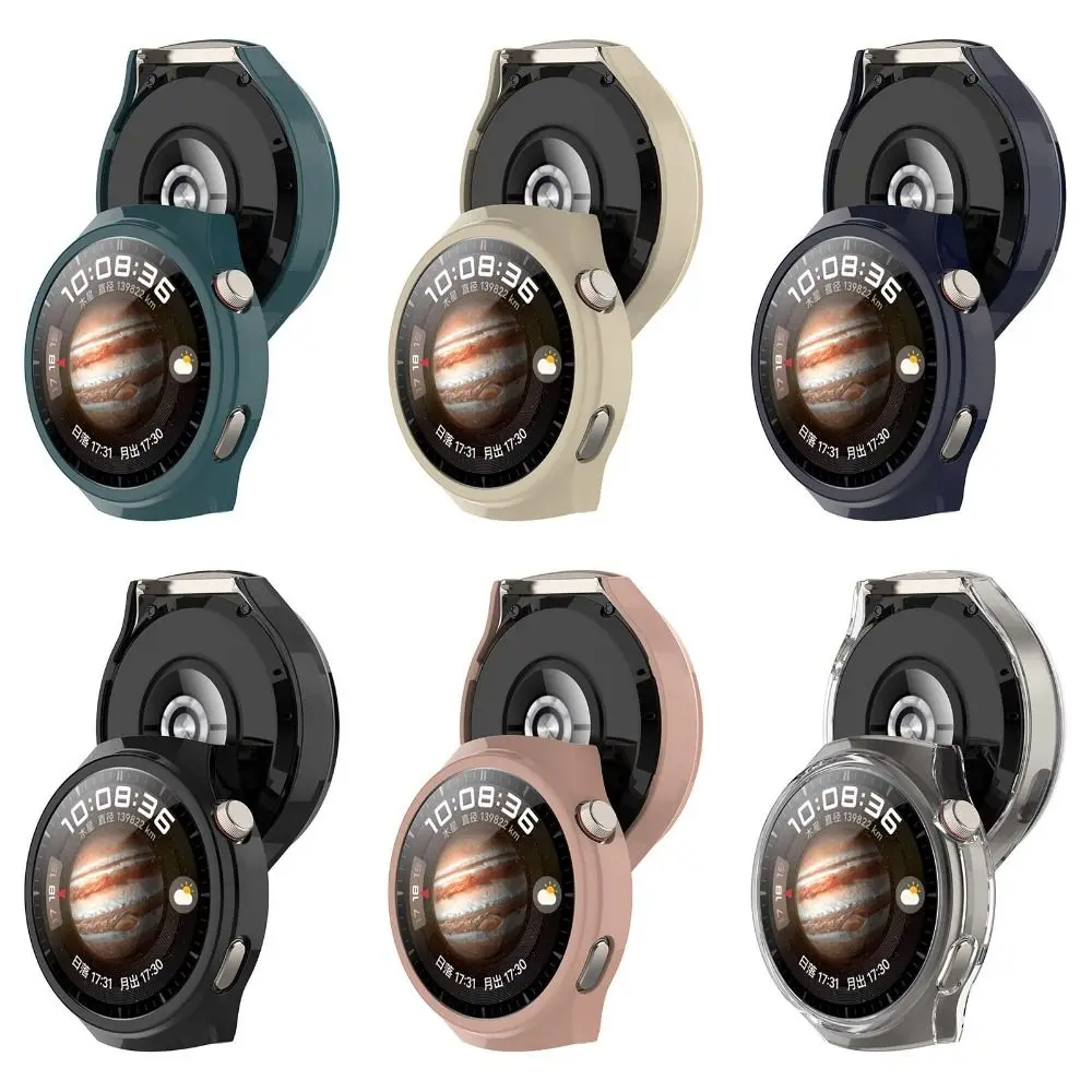 

Bumper PC Cover New Watch Smart Protective Frame Hard Shell Accessories Screen Protector for Huawei Watch 4 Pro