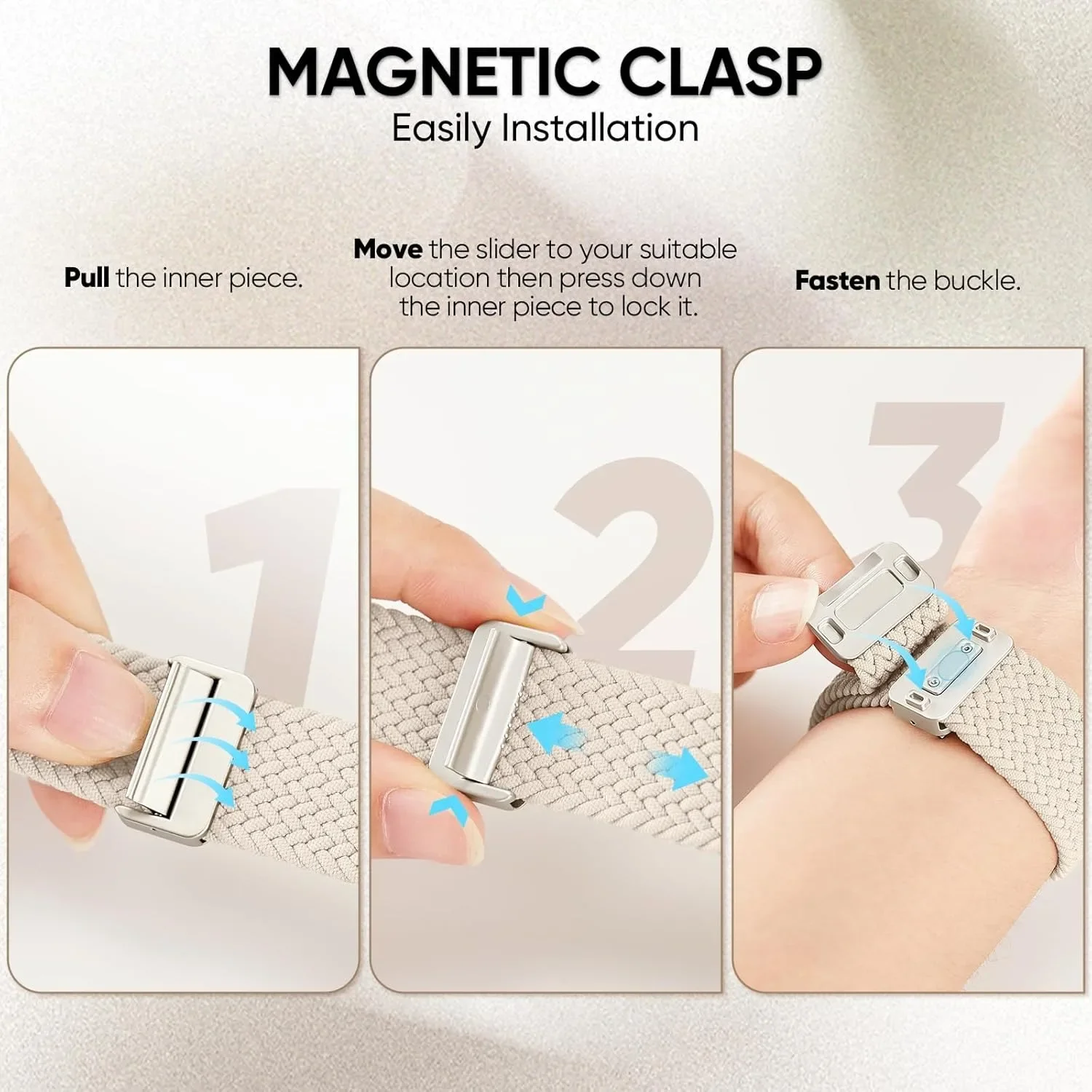 Braided Magnetic Buckle Bracelet