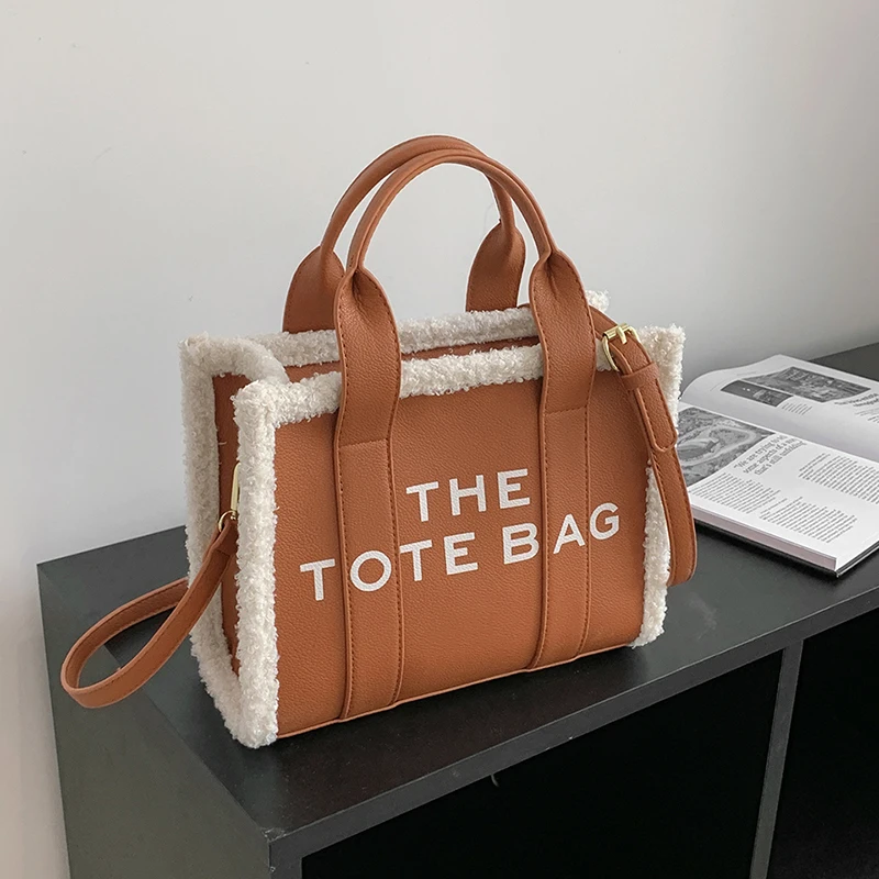 

The Traveler Tote bag For Women Crossbody Female Handbag New Solid Words Letter Leisure Large Bag PU Luxury Fashion for 2023