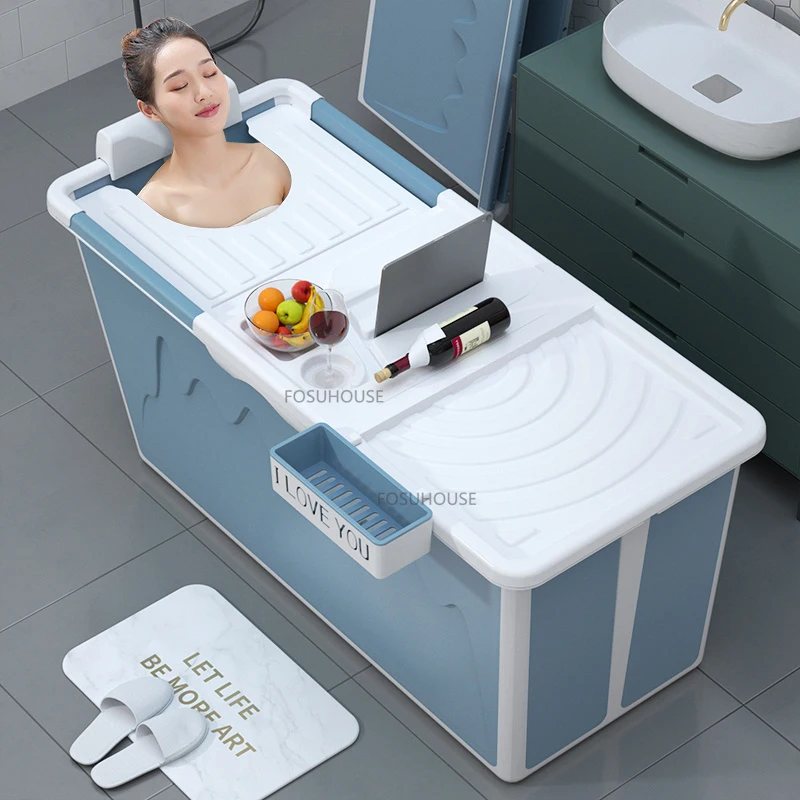 Modern Plastic Adult Folding Bathtubs for Household Folding Portable