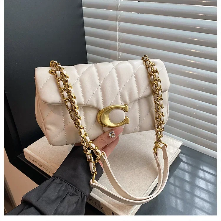 Women&rsquo;s Crossbody Bag Mini Luxury Square Purse Adjustable Chain Strap Vintage-Inspired Shoulder Bag for Dating Shopping Party shoulder bag