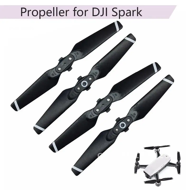 

Quick Release Folding Blades Replacement Propellers 2-Blade Props Drone Wing Accessories Screw for DJI Spark 4730F 4pcs