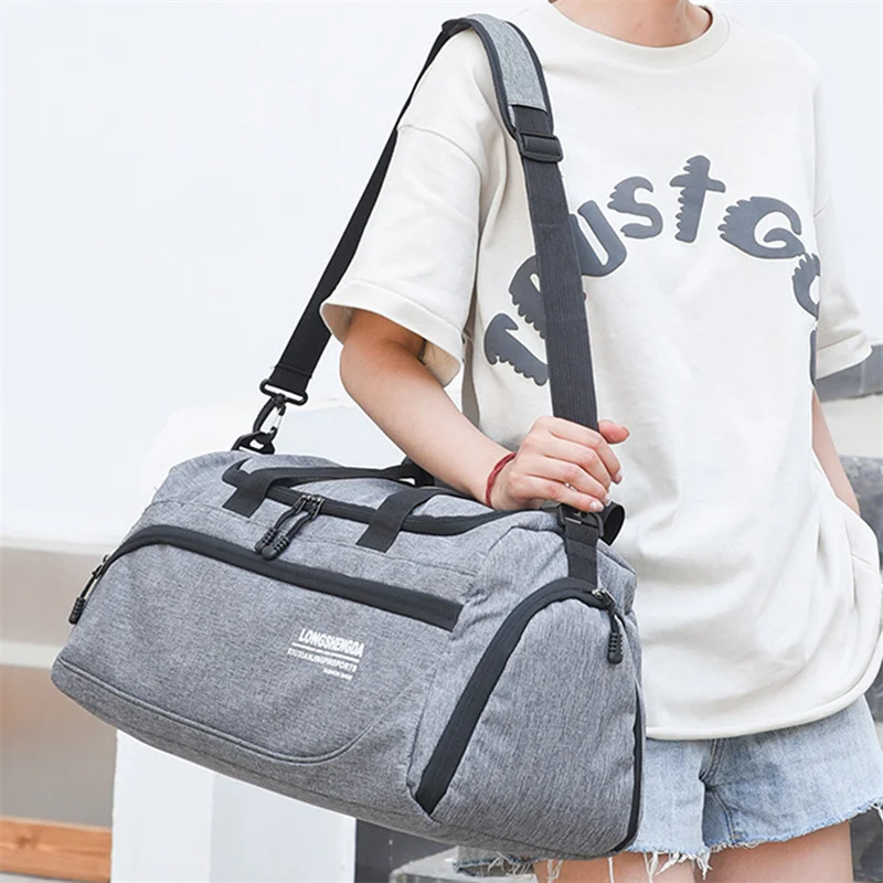 

Sport Gym Bag Adult Outdoor Waterproof Large Capacity Separate Space Shoes Pouch Fitness Sports Backpack Travel Bag