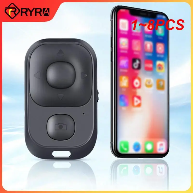 1 ~ 8Pcs Wireless Bluetooth-Compatibile Telecomando Pulsante Controller Auto-Timer Fotocamera Stick Shutter Release Phone Selfie Per