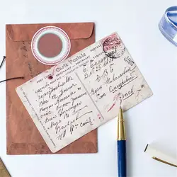 30pcs/box Retro Style Postcards Vintage Stationery Memo Pad Message Notes Birthday Greeting Gift Wedding Invitation Card 