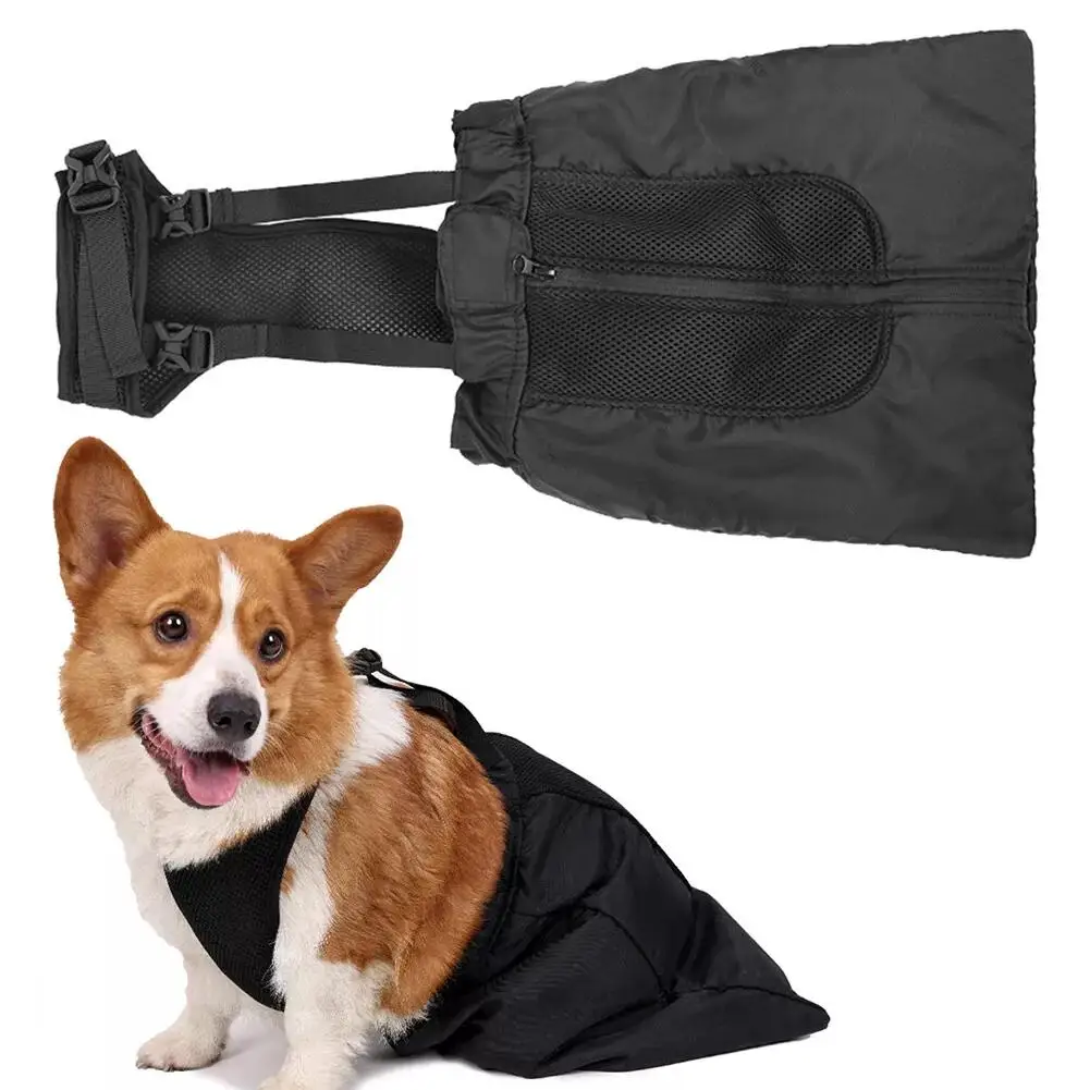 Indoor Paralyzed Dogs Cats Recovery Carrier Bag Help Pet Chest Dog Protect Limbs And Bag Drag Disabled R2R7