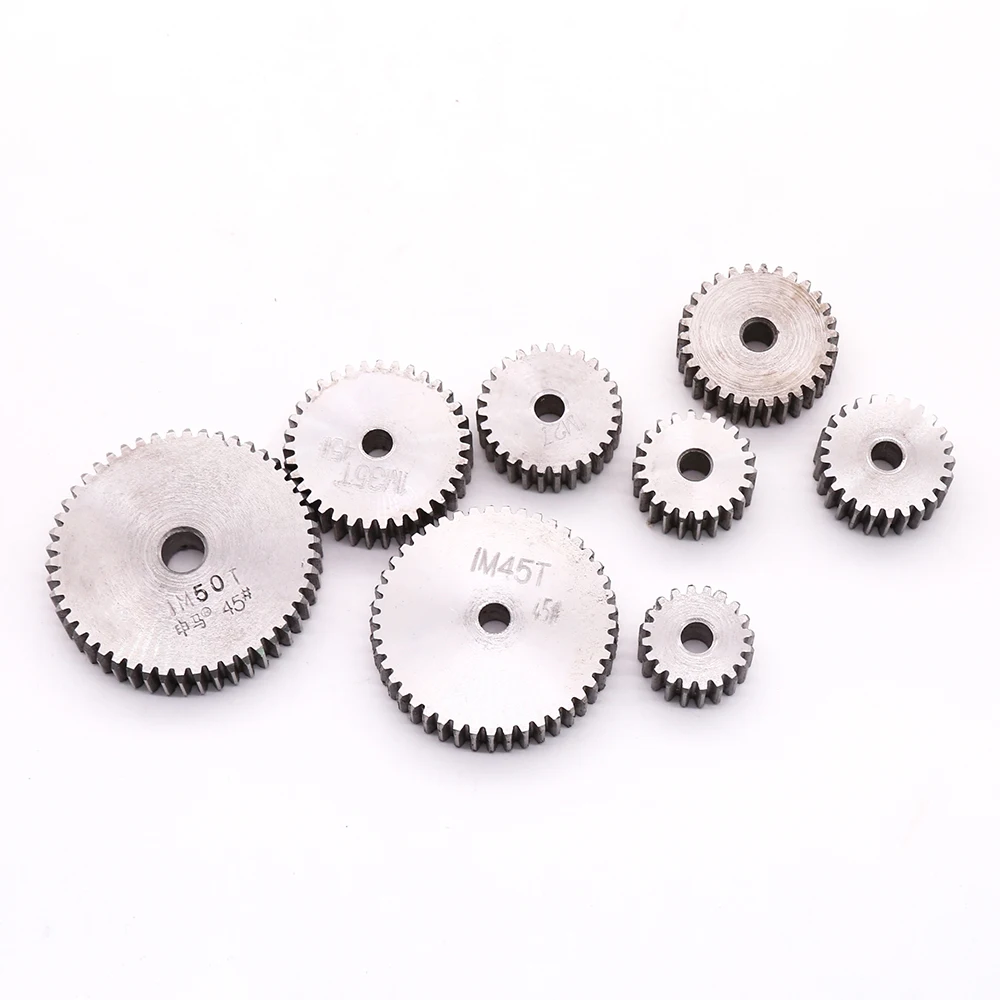 1Pcs 1M 28 Teeth ~ 43 Teeth Thickness 10mm 45# Steel Spur Gear Metal Gear 1Modulus Motor Pinion